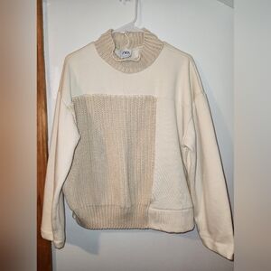 Zara, Cream Women's Sweater, Size Medium